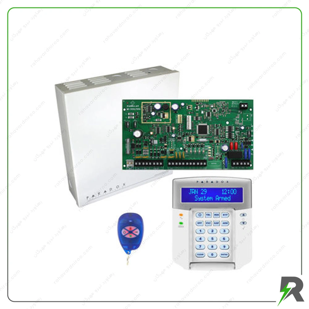 0001070_-mg5050-k32lcd-rem1-_360 پنل MG5050 با کی پد K32LCD ، باکس فلزی و ریموتREM1 - Image 1